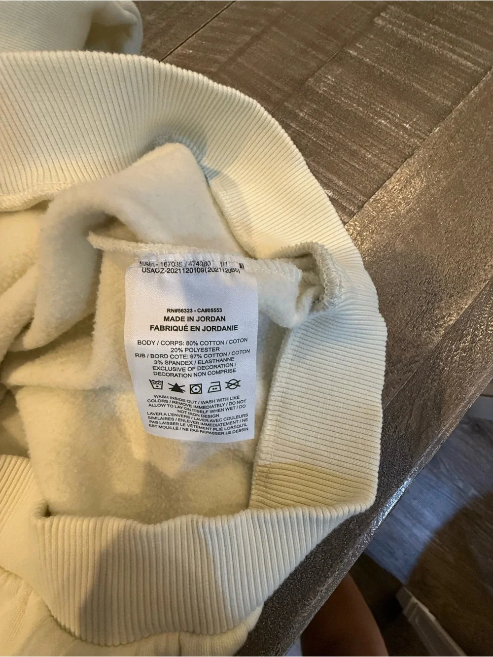Nike Cream Kids Crewneck Sweatshirt with Tonal Logo